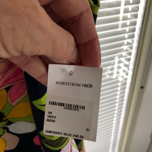 Trina Turk Aptos Tropical Print Sheath Dress - Picture 3 of 5